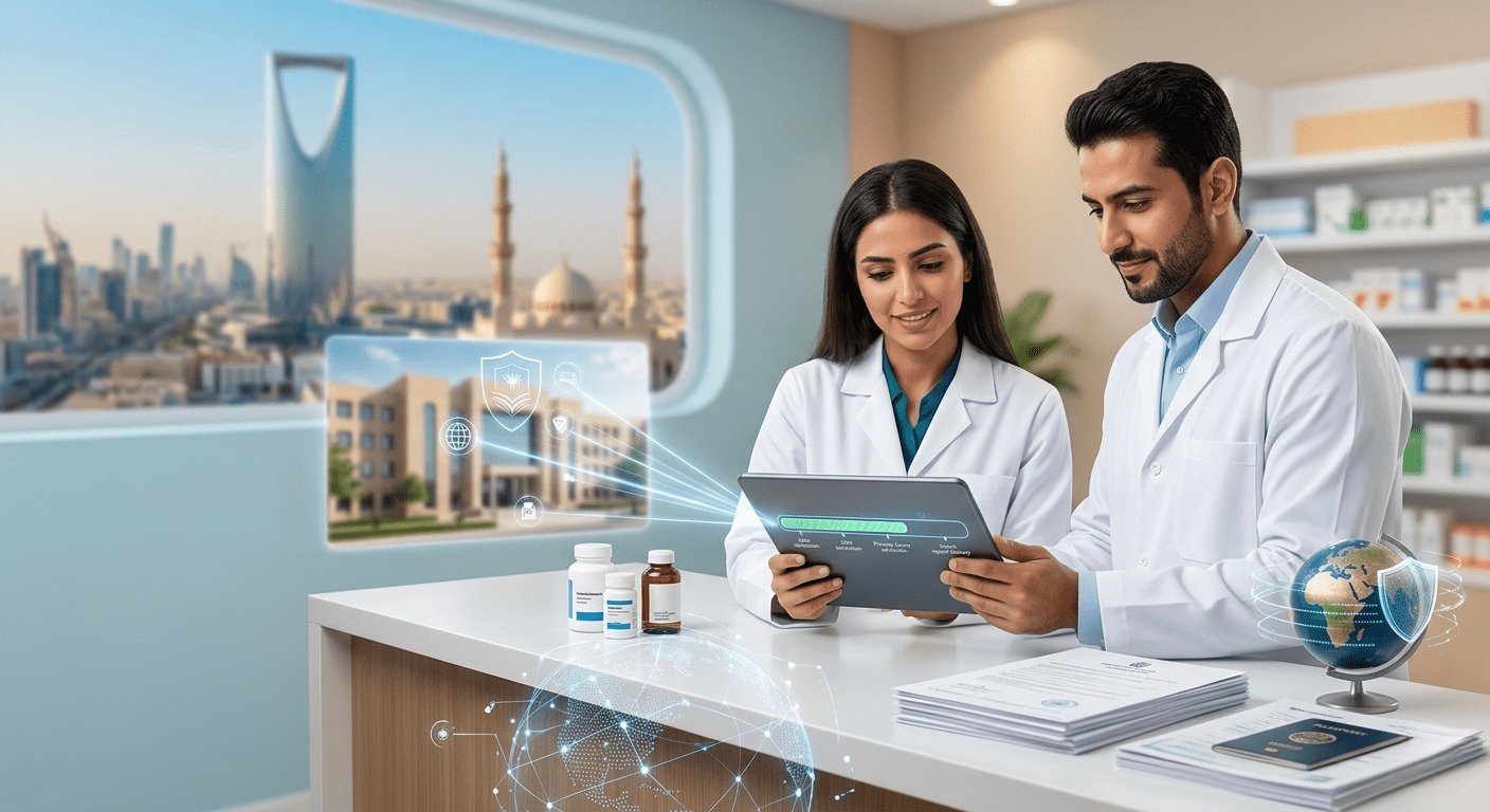 داتا فلو السعودية للصيادلة 2026: الخطوات والتكلفة | منصة تصديق 