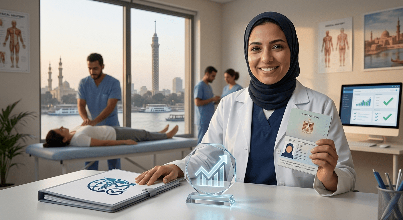 شروط وتكلفة امتحان البرومترك للعلاج الطبيعى 2026