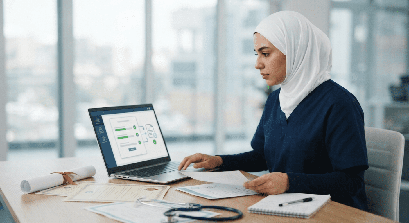 ماهي الداتا فلو للتمريض؟ الشروط والخطوات والأوراق المطلوبة 2026