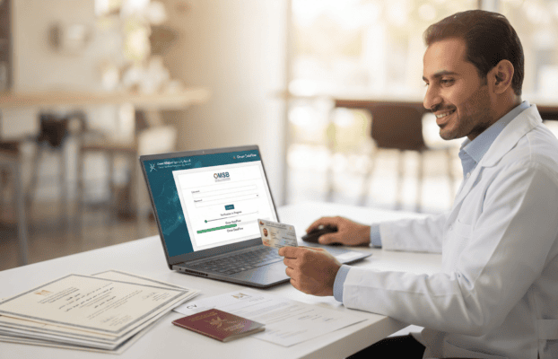 تكلفة داتا فلو عمان 2026 | الرسوم والخطوات ومدة التحقق للممارسين الصحيين